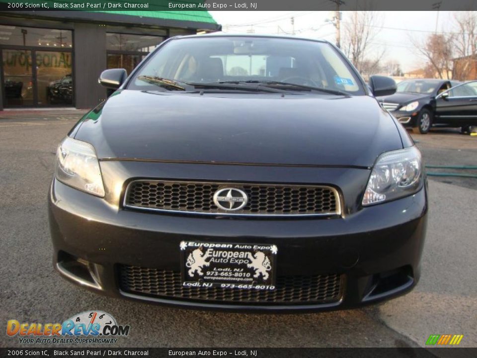 2006 Scion tC Black Sand Pearl / Dark Charcoal Photo #9