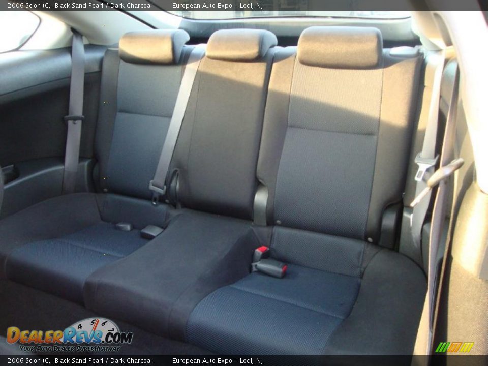 2006 Scion tC Black Sand Pearl / Dark Charcoal Photo #13