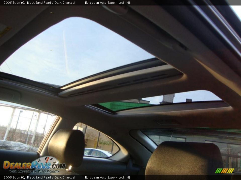 2006 Scion tC Black Sand Pearl / Dark Charcoal Photo #22