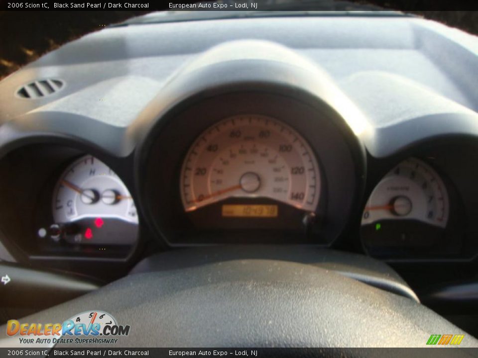 2006 Scion tC Black Sand Pearl / Dark Charcoal Photo #26