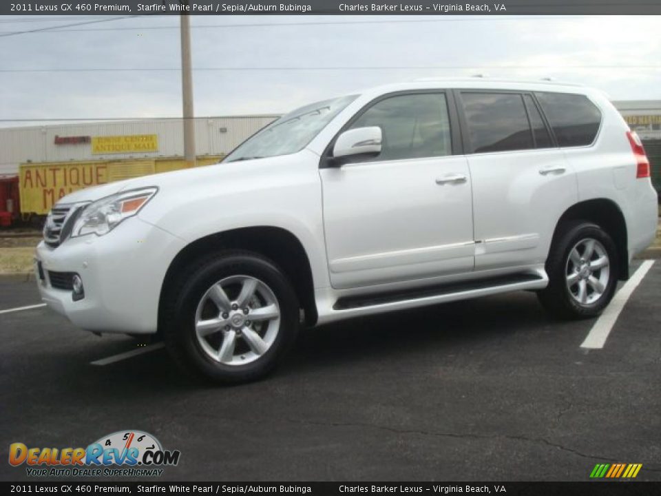 2011 Lexus GX 460 Premium Starfire White Pearl / Sepia/Auburn Bubinga Photo #8