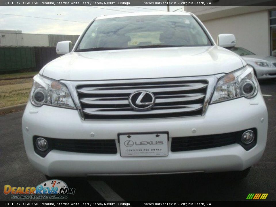 2011 Lexus GX 460 Premium Starfire White Pearl / Sepia/Auburn Bubinga Photo #10