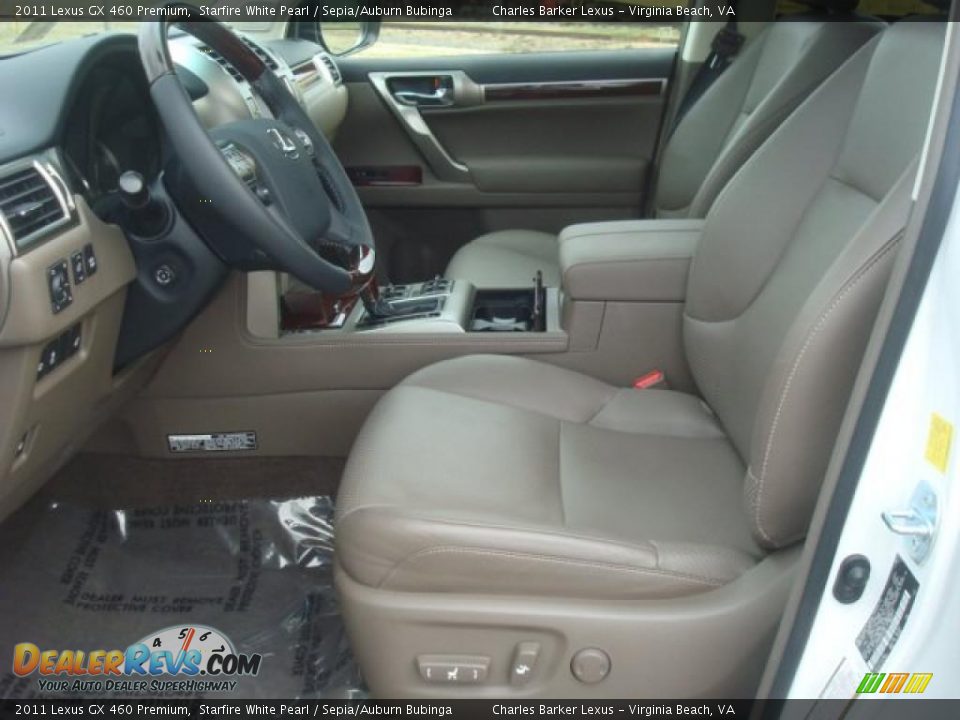 Sepia/Auburn Bubinga Interior - 2011 Lexus GX 460 Premium Photo #11