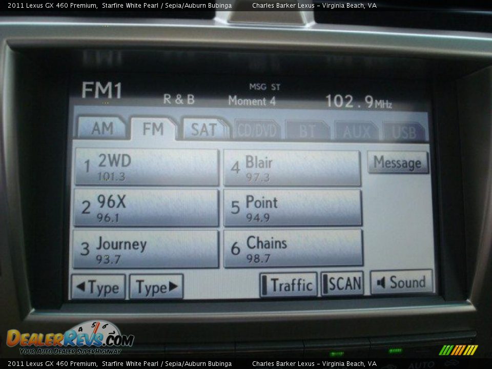 Controls of 2011 Lexus GX 460 Premium Photo #24