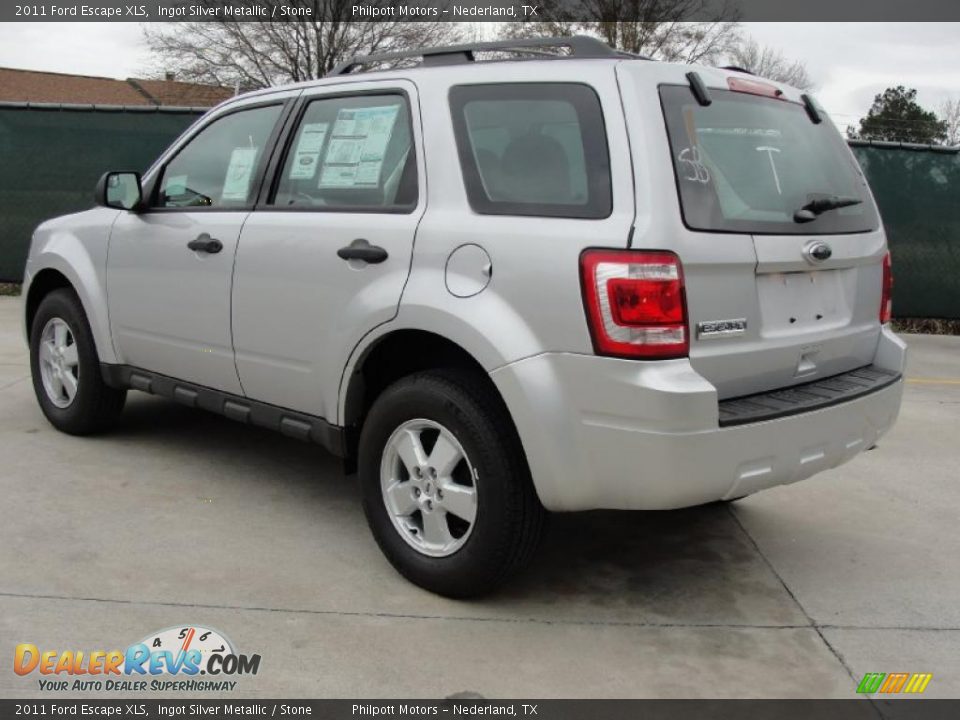 2011 Ford Escape XLS Ingot Silver Metallic / Stone Photo #5