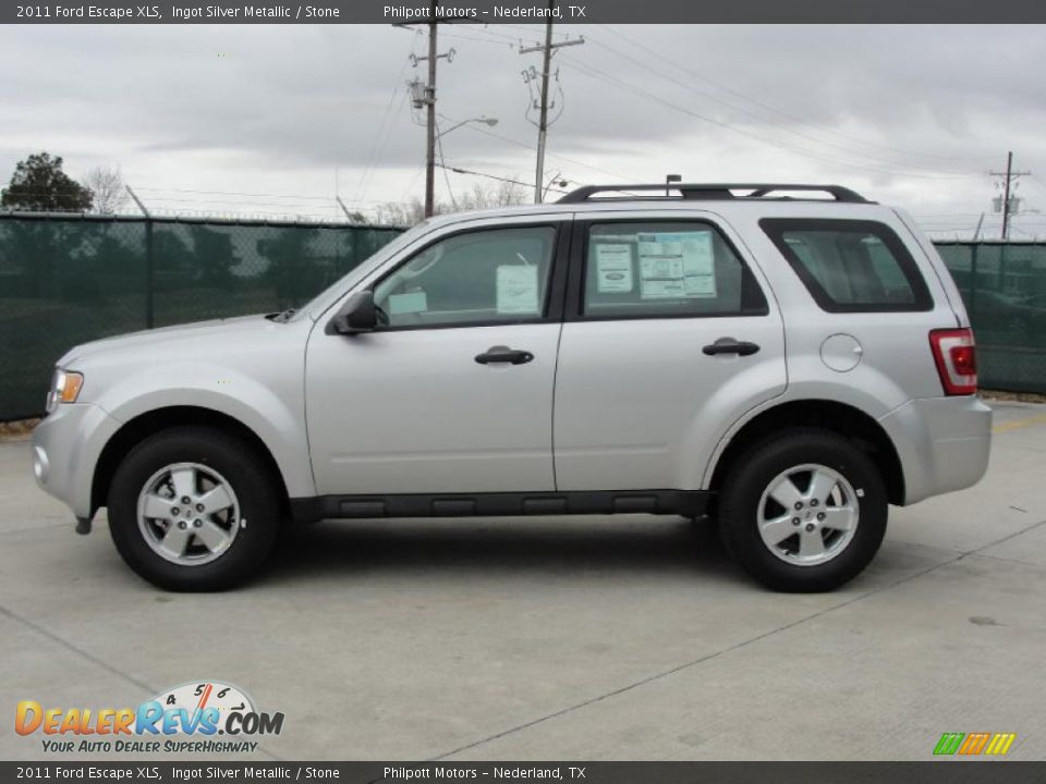 2011 Ford Escape XLS Ingot Silver Metallic / Stone Photo #6