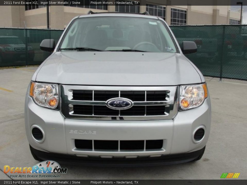 2011 Ford Escape XLS Ingot Silver Metallic / Stone Photo #8