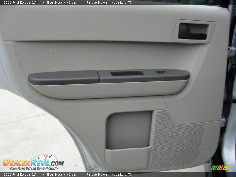 2011 Ford Escape XLS Ingot Silver Metallic / Stone Photo #22