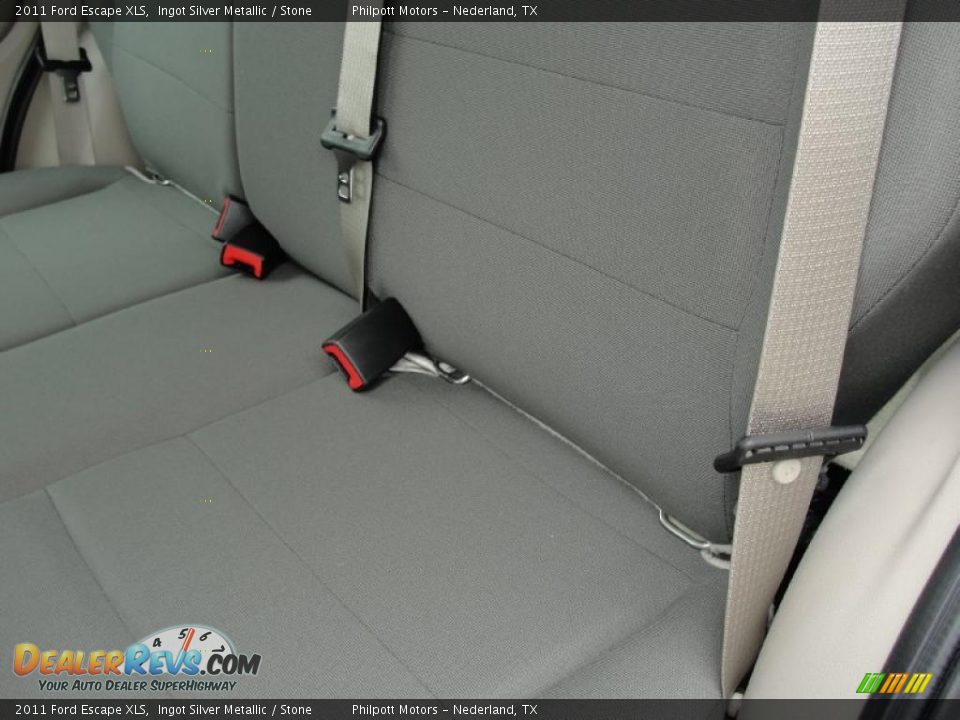2011 Ford Escape XLS Ingot Silver Metallic / Stone Photo #23