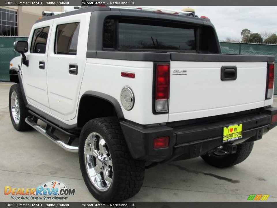 2005 Hummer H2 SUT White / Wheat Photo #5