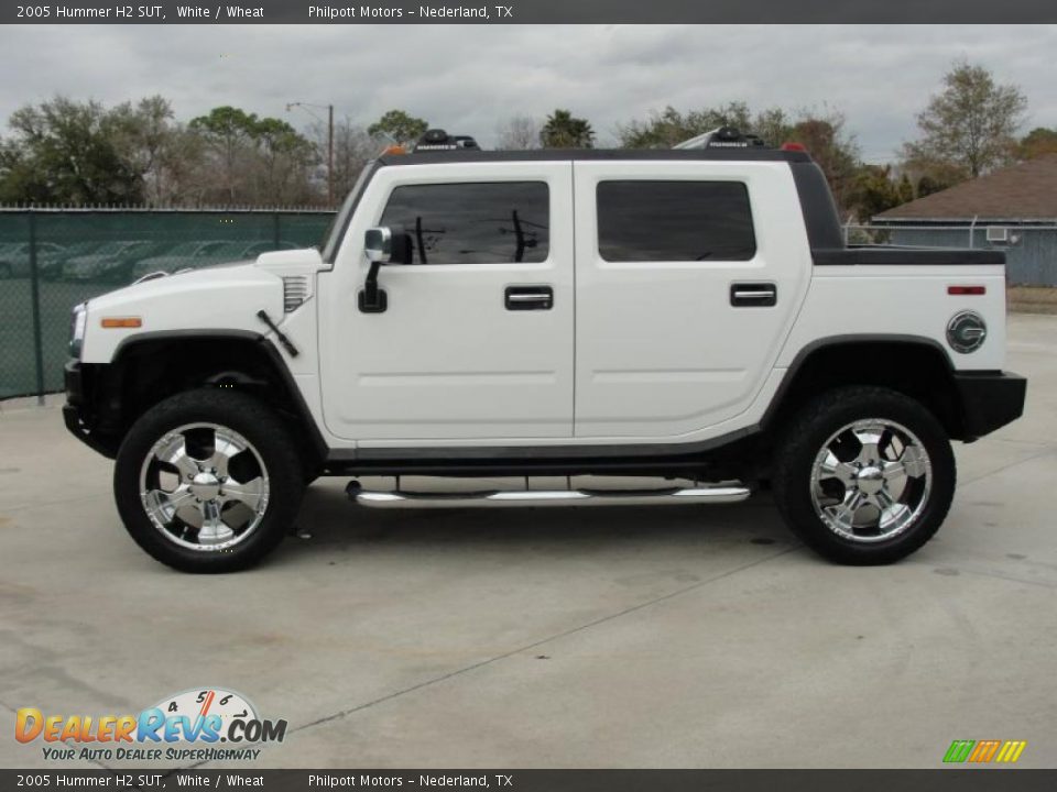 White 2005 Hummer H2 SUT Photo #6