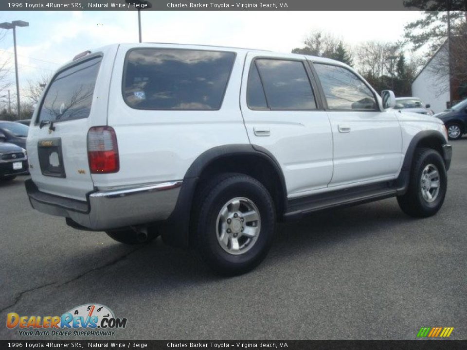 1996 Toyota 4Runner SR5 Natural White / Beige Photo #4