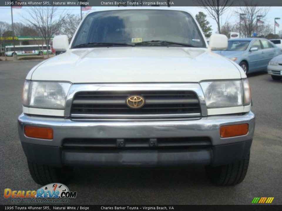 1996 Toyota 4Runner SR5 Natural White / Beige Photo #8