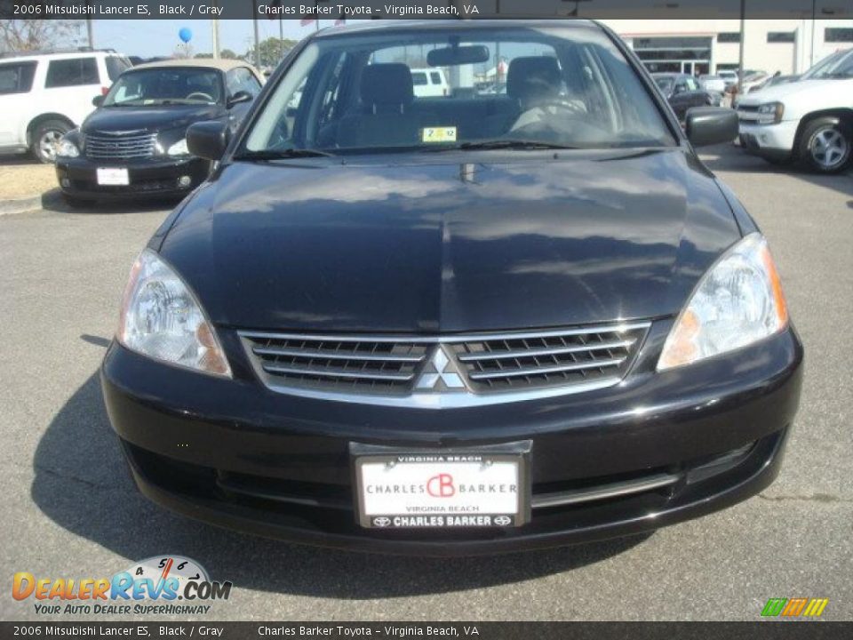 2006 Mitsubishi Lancer ES Black / Gray Photo #8