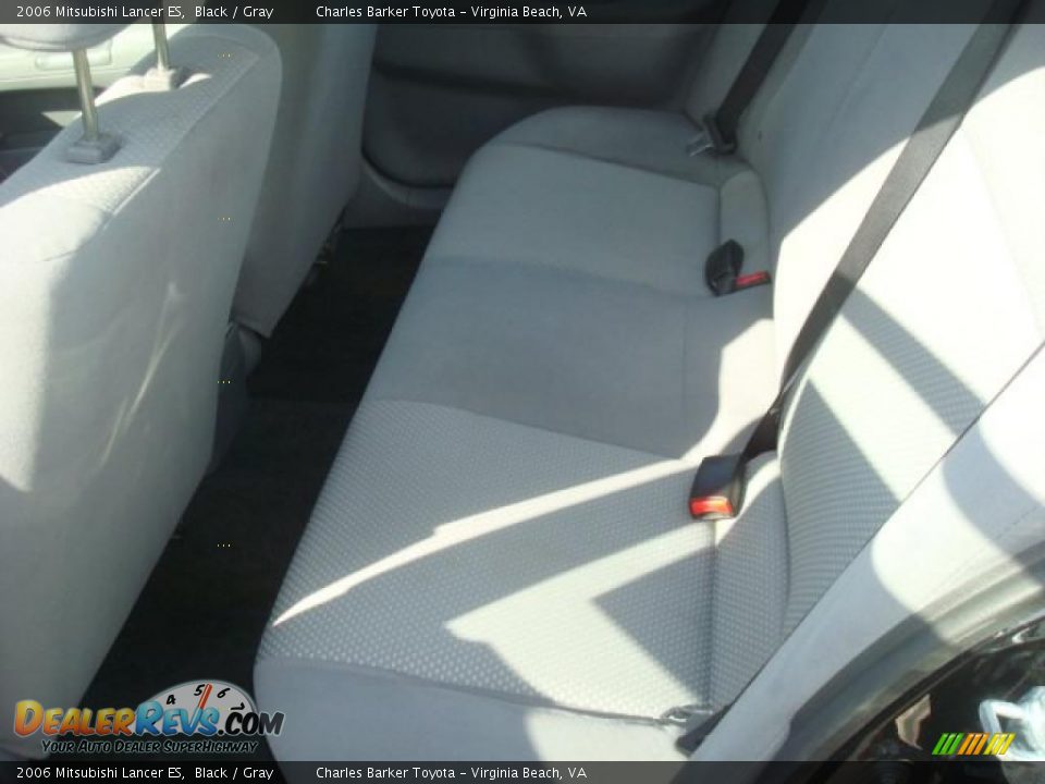 2006 Mitsubishi Lancer ES Black / Gray Photo #10