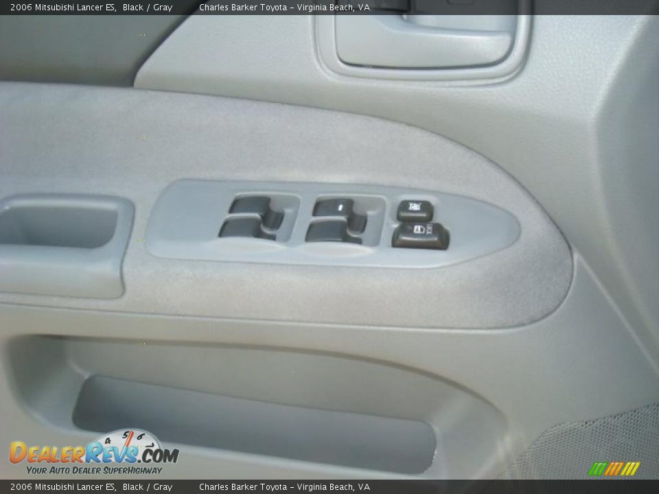 2006 Mitsubishi Lancer ES Black / Gray Photo #12