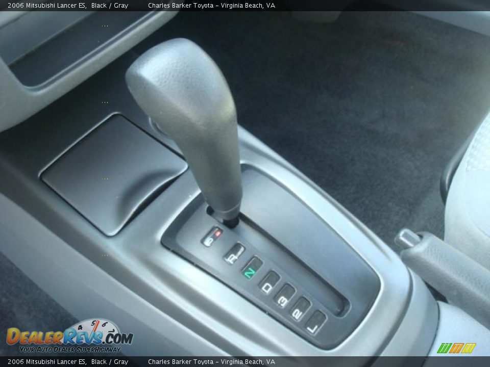 2006 Mitsubishi Lancer ES Black / Gray Photo #15