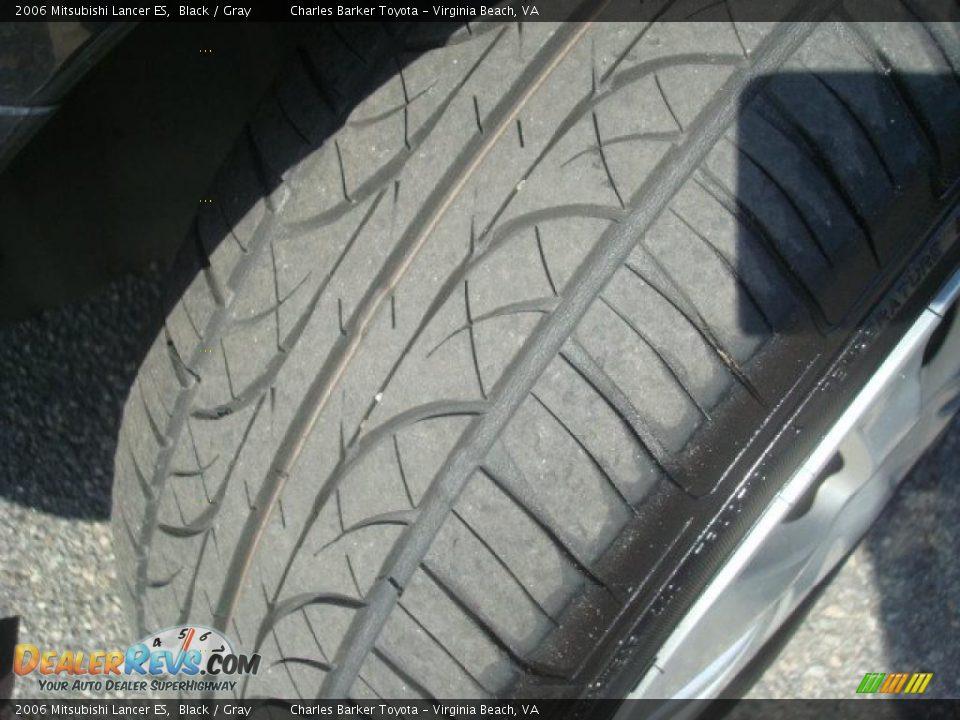 2006 Mitsubishi Lancer ES Black / Gray Photo #18
