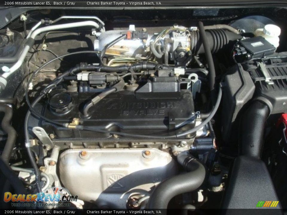 2006 Mitsubishi Lancer ES Black / Gray Photo #19