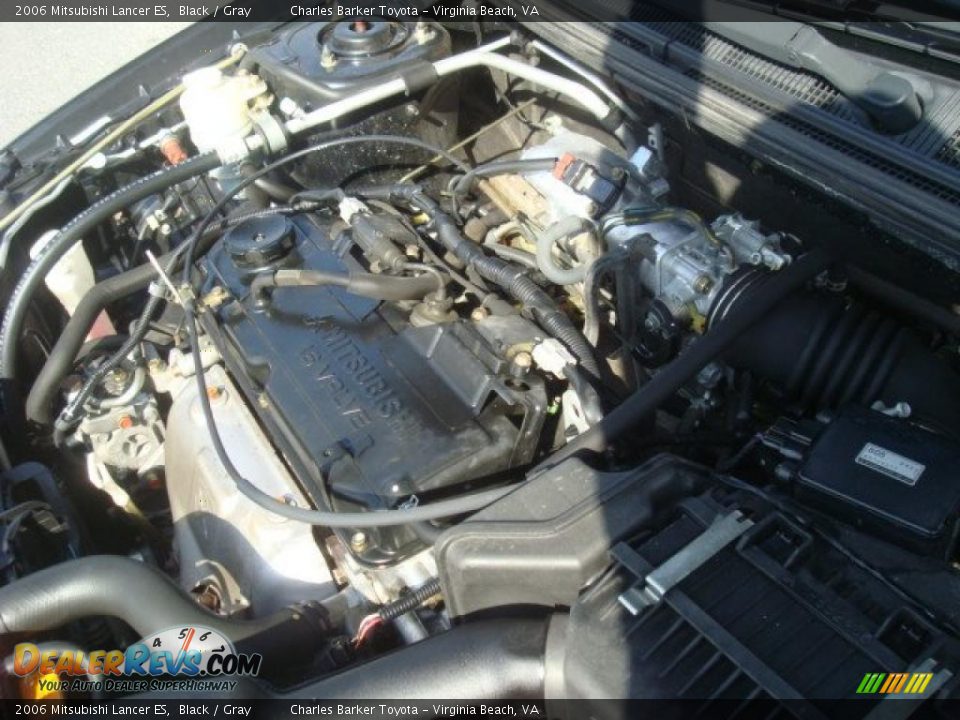 2006 Mitsubishi Lancer ES Black / Gray Photo #20