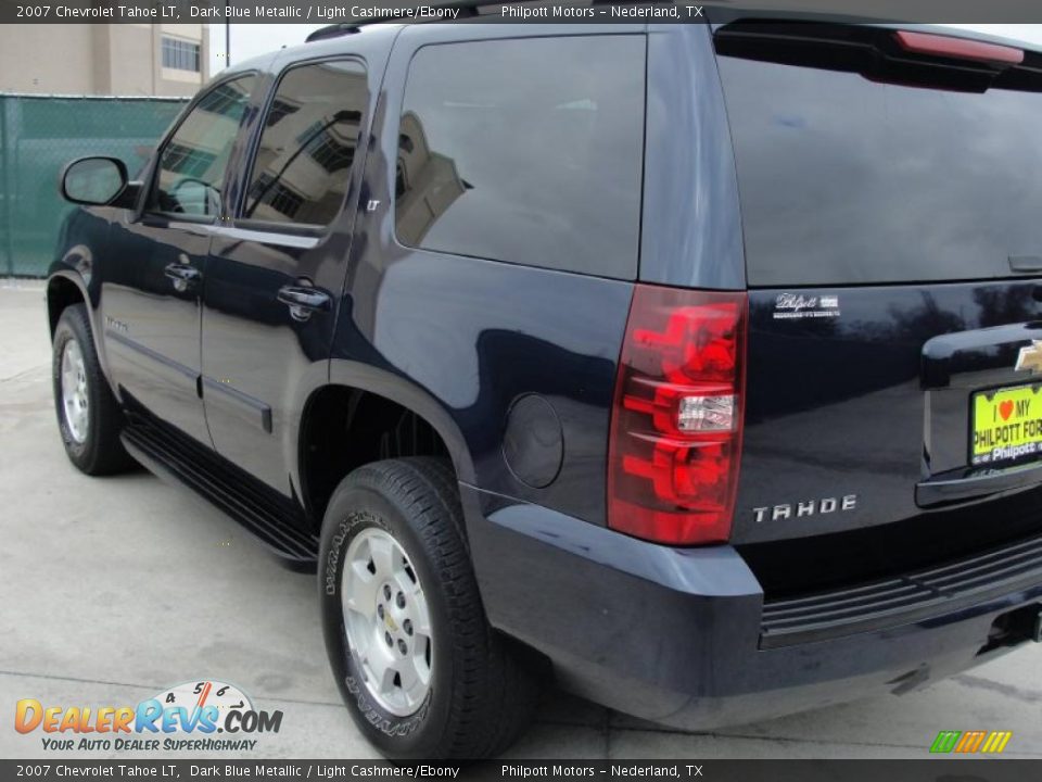 2007 Chevrolet Tahoe LT Dark Blue Metallic / Light Cashmere/Ebony Photo #5