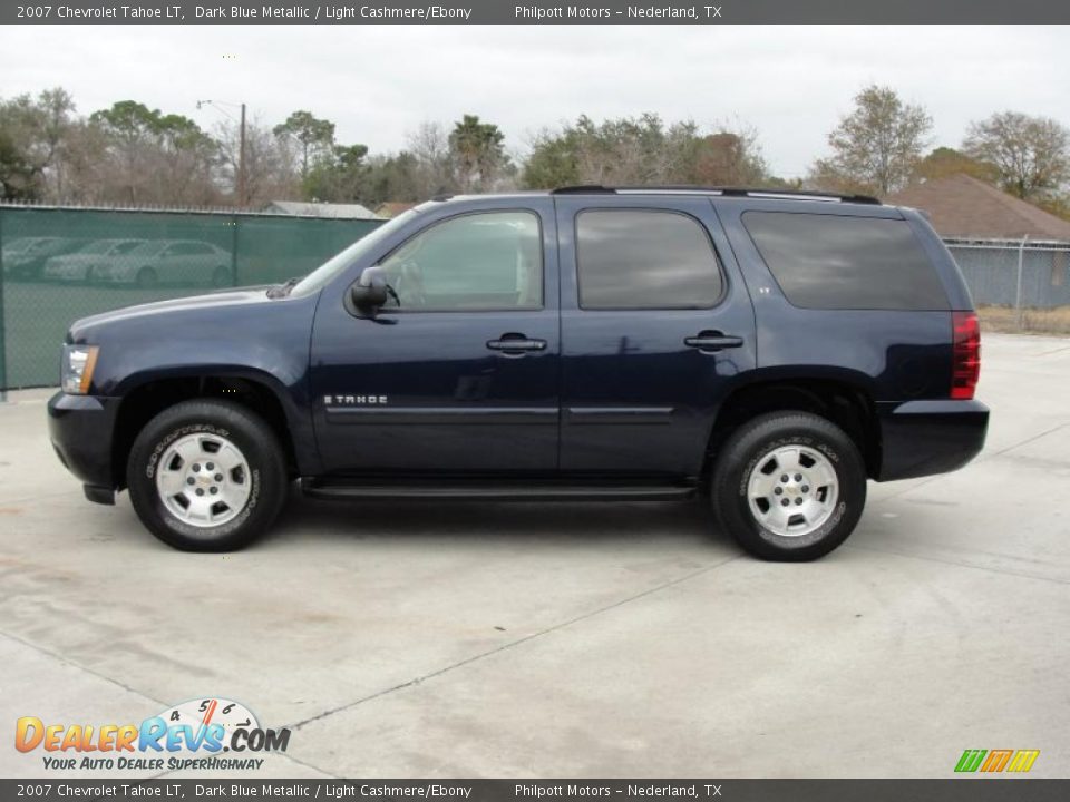 2007 Chevrolet Tahoe LT Dark Blue Metallic / Light Cashmere/Ebony Photo #6