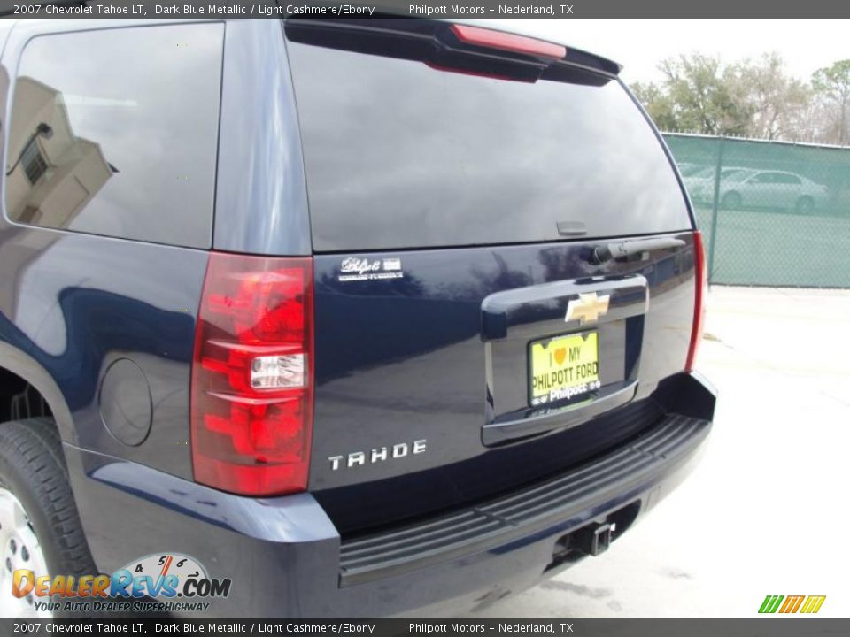 2007 Chevrolet Tahoe LT Dark Blue Metallic / Light Cashmere/Ebony Photo #19