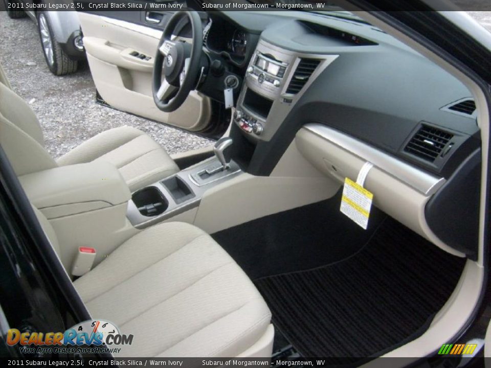 Warm Ivory Interior - 2011 Subaru Legacy 2.5i Photo #6