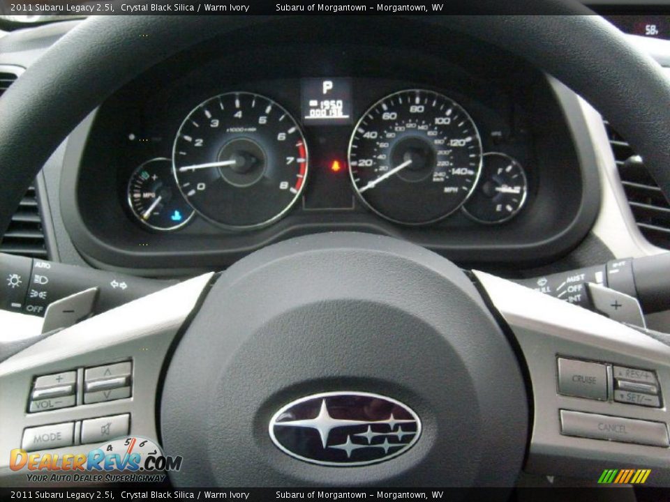 2011 Subaru Legacy 2.5i Gauges Photo #18