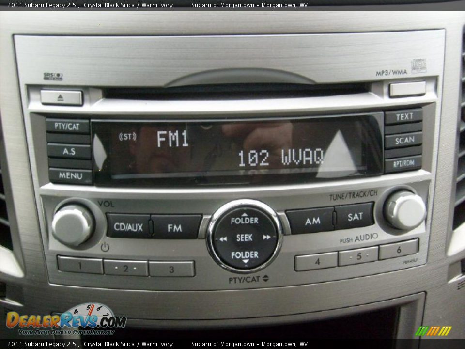 Controls of 2011 Subaru Legacy 2.5i Photo #19