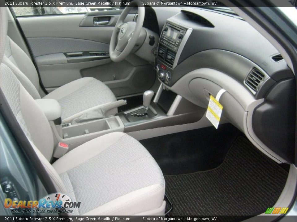Platinum Interior - 2011 Subaru Forester 2.5 X Premium Photo #6