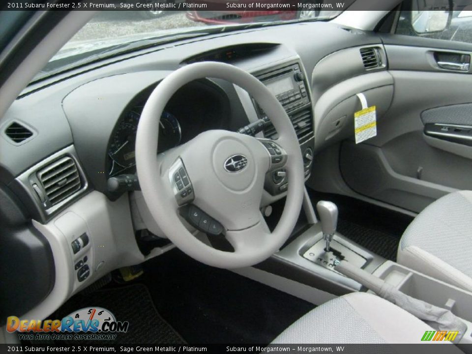 Platinum Interior - 2011 Subaru Forester 2.5 X Premium Photo #13