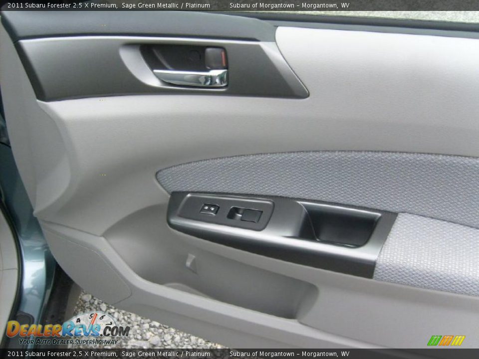 2011 Subaru Forester 2.5 X Premium Sage Green Metallic / Platinum Photo #18