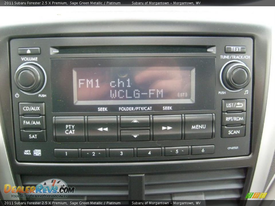 Controls of 2011 Subaru Forester 2.5 X Premium Photo #19