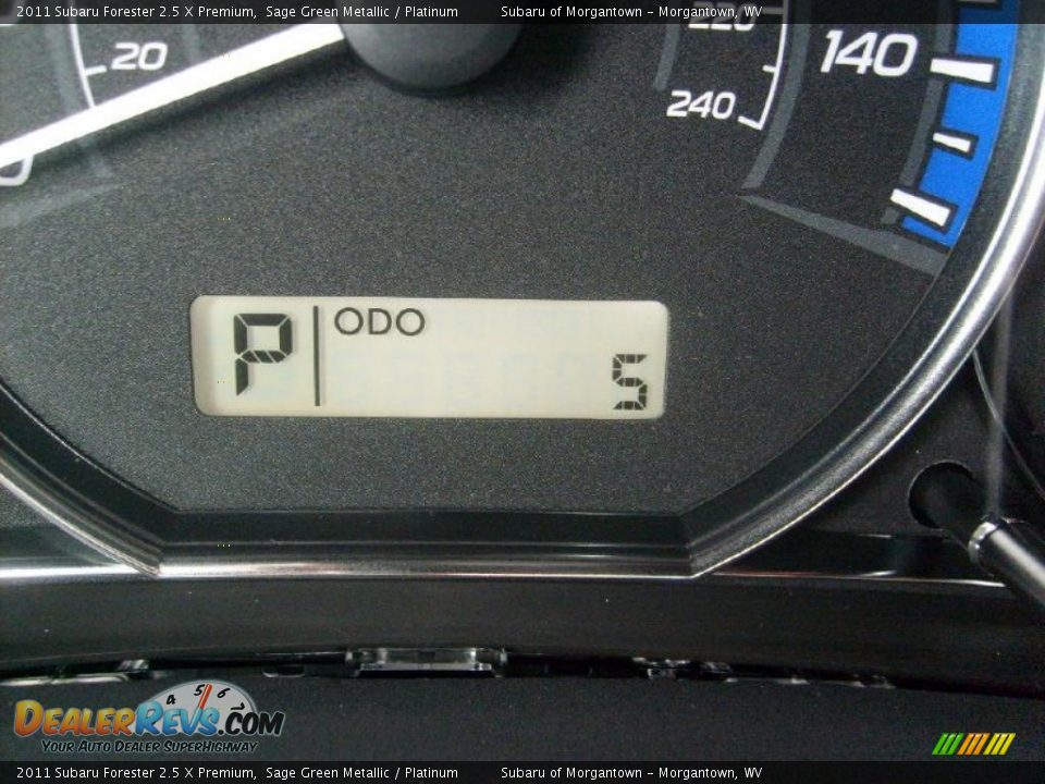 2011 Subaru Forester 2.5 X Premium Sage Green Metallic / Platinum Photo #20