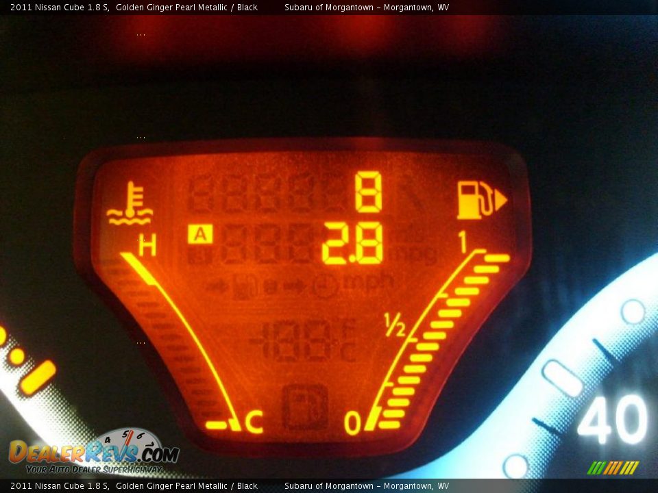 2011 Nissan Cube 1.8 S Golden Ginger Pearl Metallic / Black Photo #20