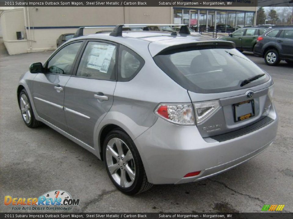 Steel Silver Metallic 2011 Subaru Impreza Outback Sport Wagon Photo #8