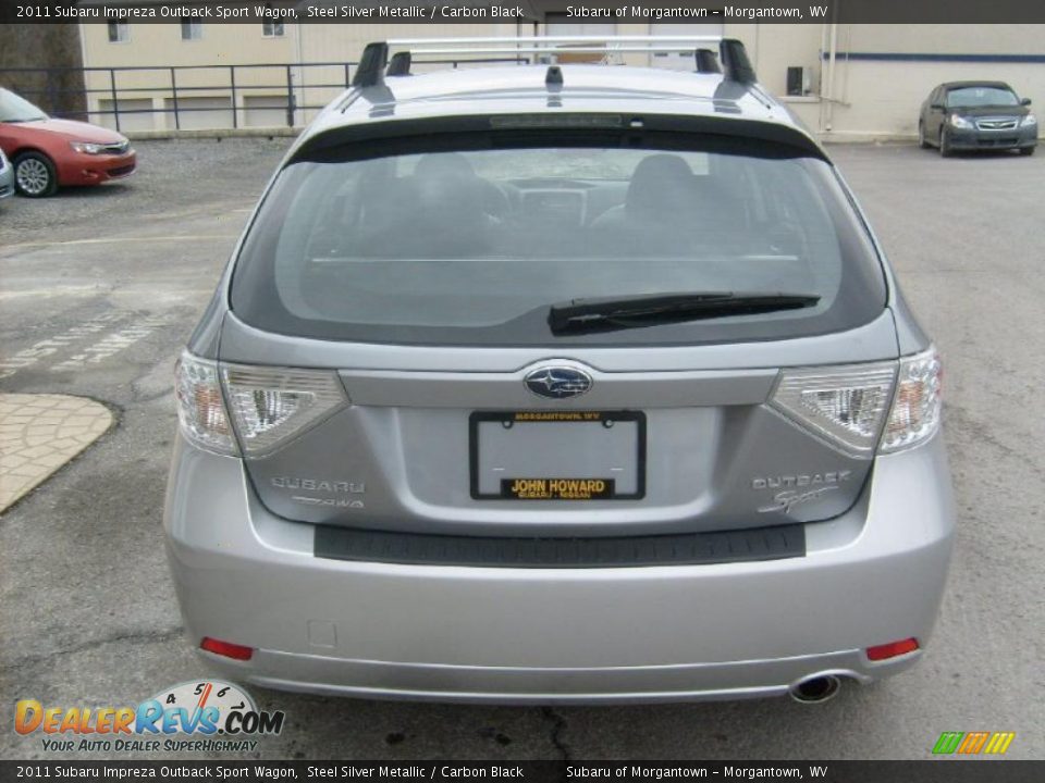 Steel Silver Metallic 2011 Subaru Impreza Outback Sport Wagon Photo #9