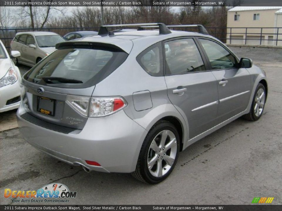 Steel Silver Metallic 2011 Subaru Impreza Outback Sport Wagon Photo #10
