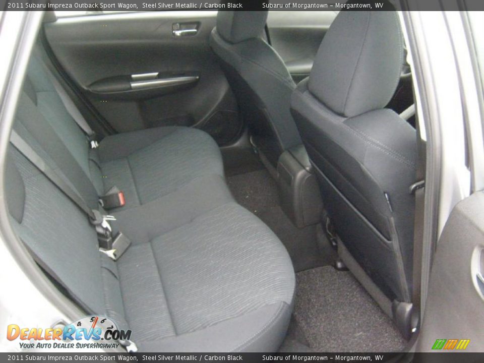 Carbon Black Interior - 2011 Subaru Impreza Outback Sport Wagon Photo #16