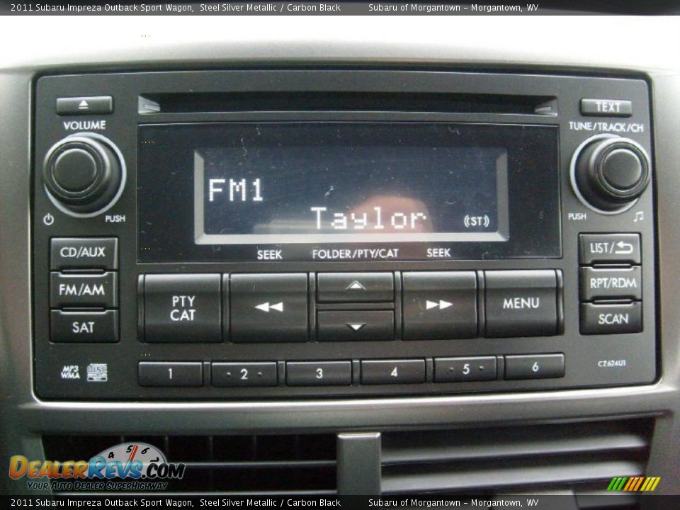 Controls of 2011 Subaru Impreza Outback Sport Wagon Photo #19