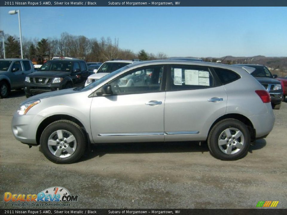 2011 Nissan rogue silver #4