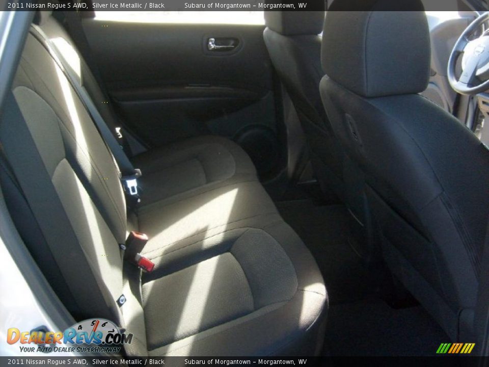 2011 Nissan Rogue S AWD Silver Ice Metallic / Black Photo #4