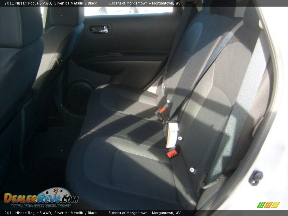 2011 Nissan Rogue S AWD Silver Ice Metallic / Black Photo #15