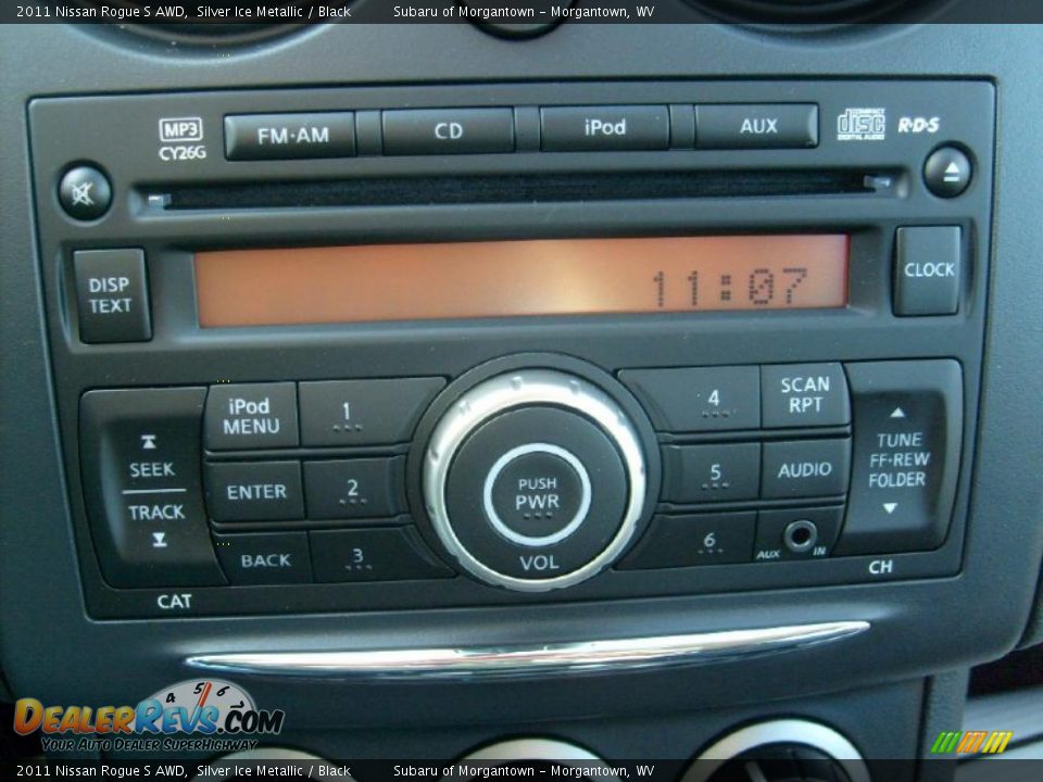Controls of 2011 Nissan Rogue S AWD Photo #19