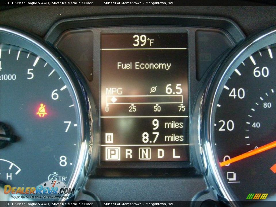 2011 Nissan Rogue S AWD Silver Ice Metallic / Black Photo #20