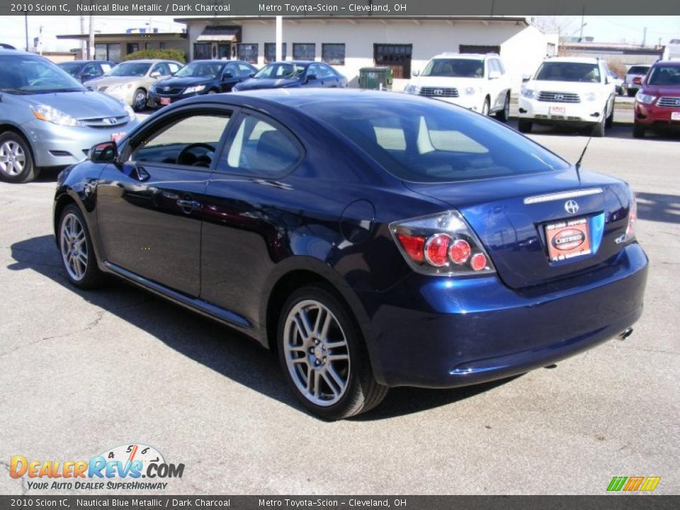 2010 Scion tC Nautical Blue Metallic / Dark Charcoal Photo #5