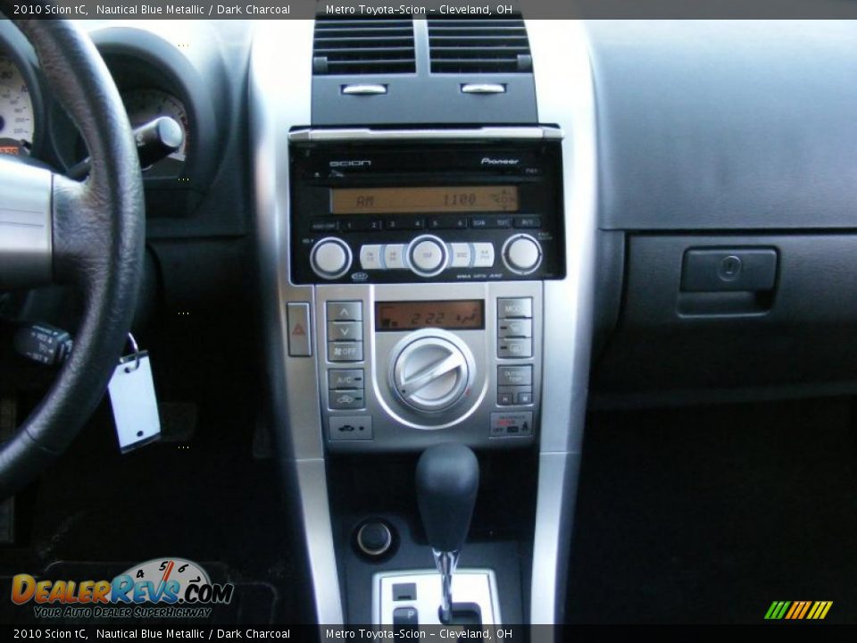 2010 Scion tC Nautical Blue Metallic / Dark Charcoal Photo #19