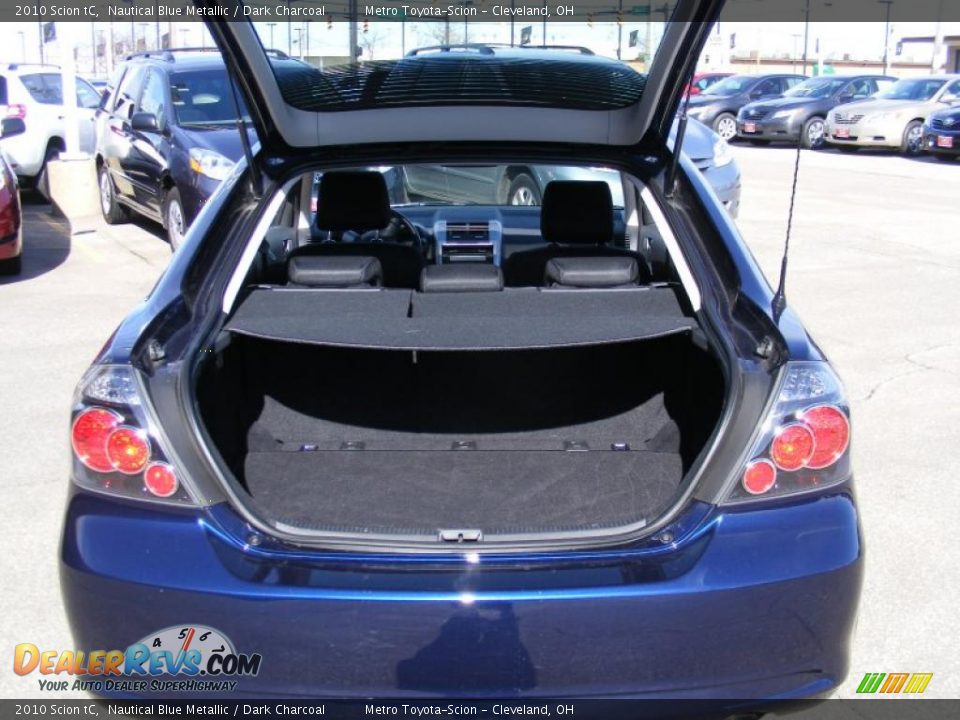 2010 Scion tC Nautical Blue Metallic / Dark Charcoal Photo #25