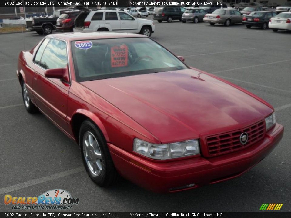 2002 Cadillac Eldorado ETC Crimson Red Pearl / Neutral Shale Photo #6